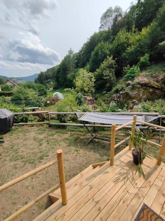 La Yourte Des Bibis Fréland Esterno foto